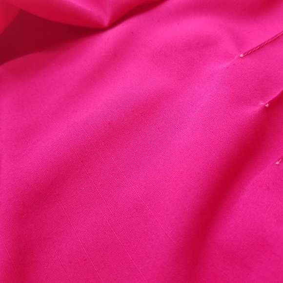 1970s Leslie Fay ILGWU pink longsleeve dress - Picture 9 of 10